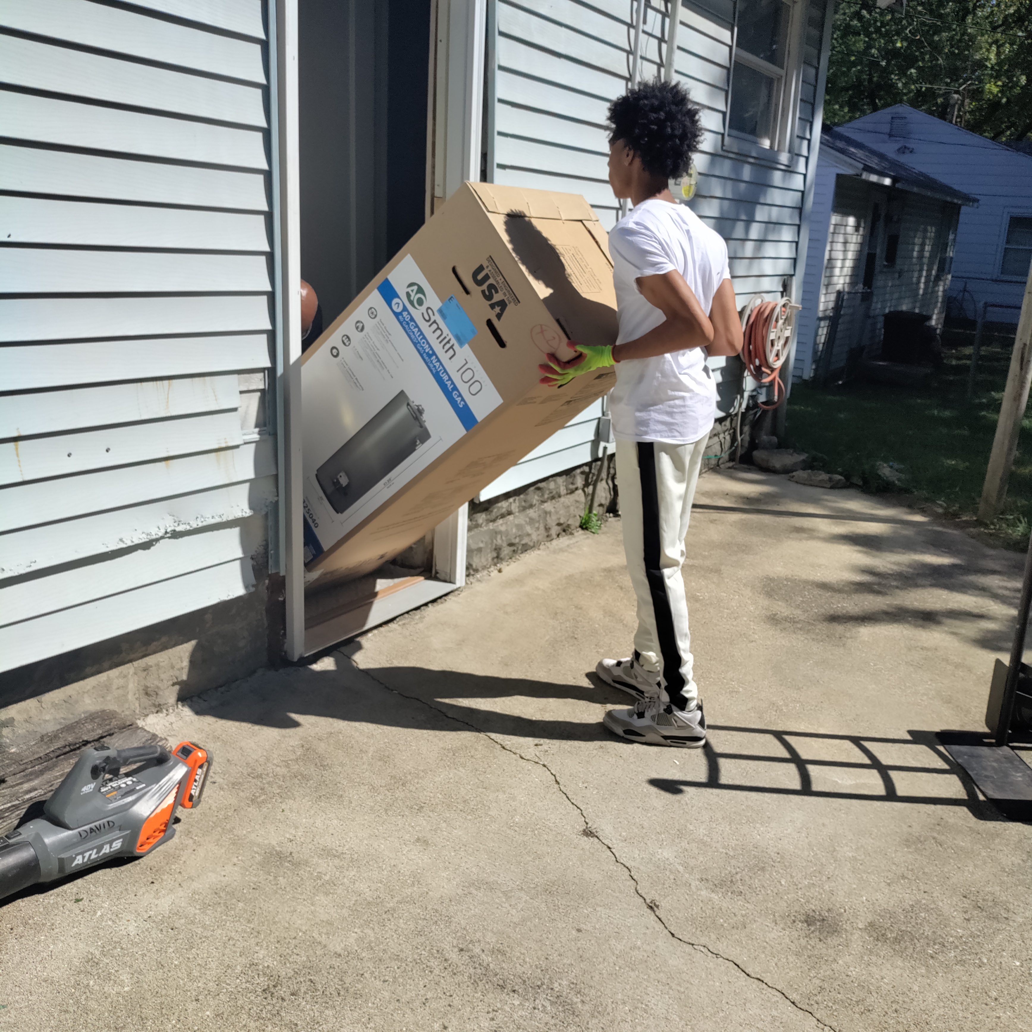 Outdoor cleanup and field activity